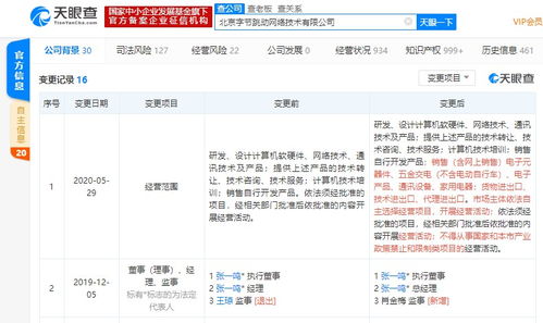 字節(jié)跳動公司經營范圍擴張，或加速布局線上硬件產品銷售
